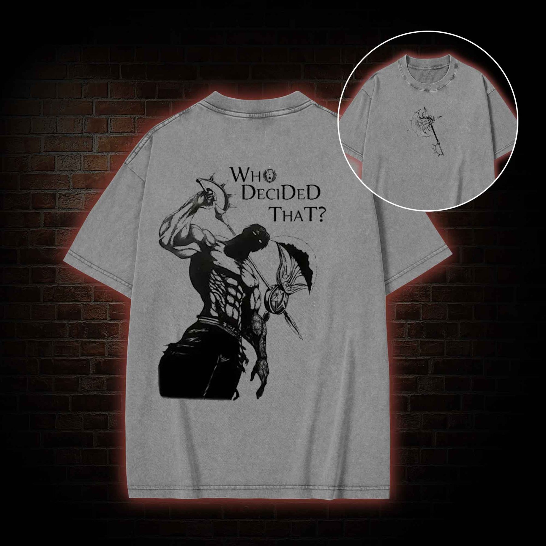 Who Decided that Washed T-shirt