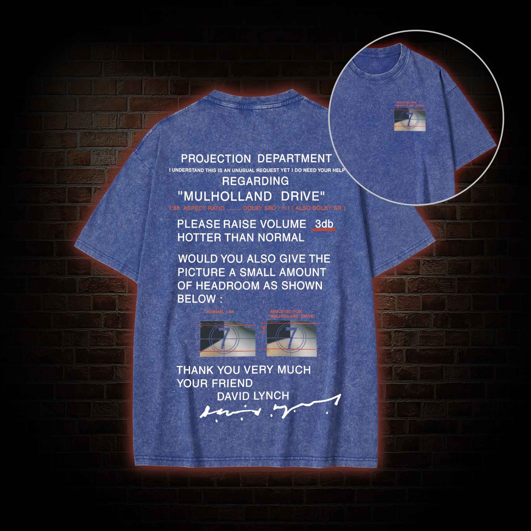 It’ll be Just Like in the Movies Washed T-shirt