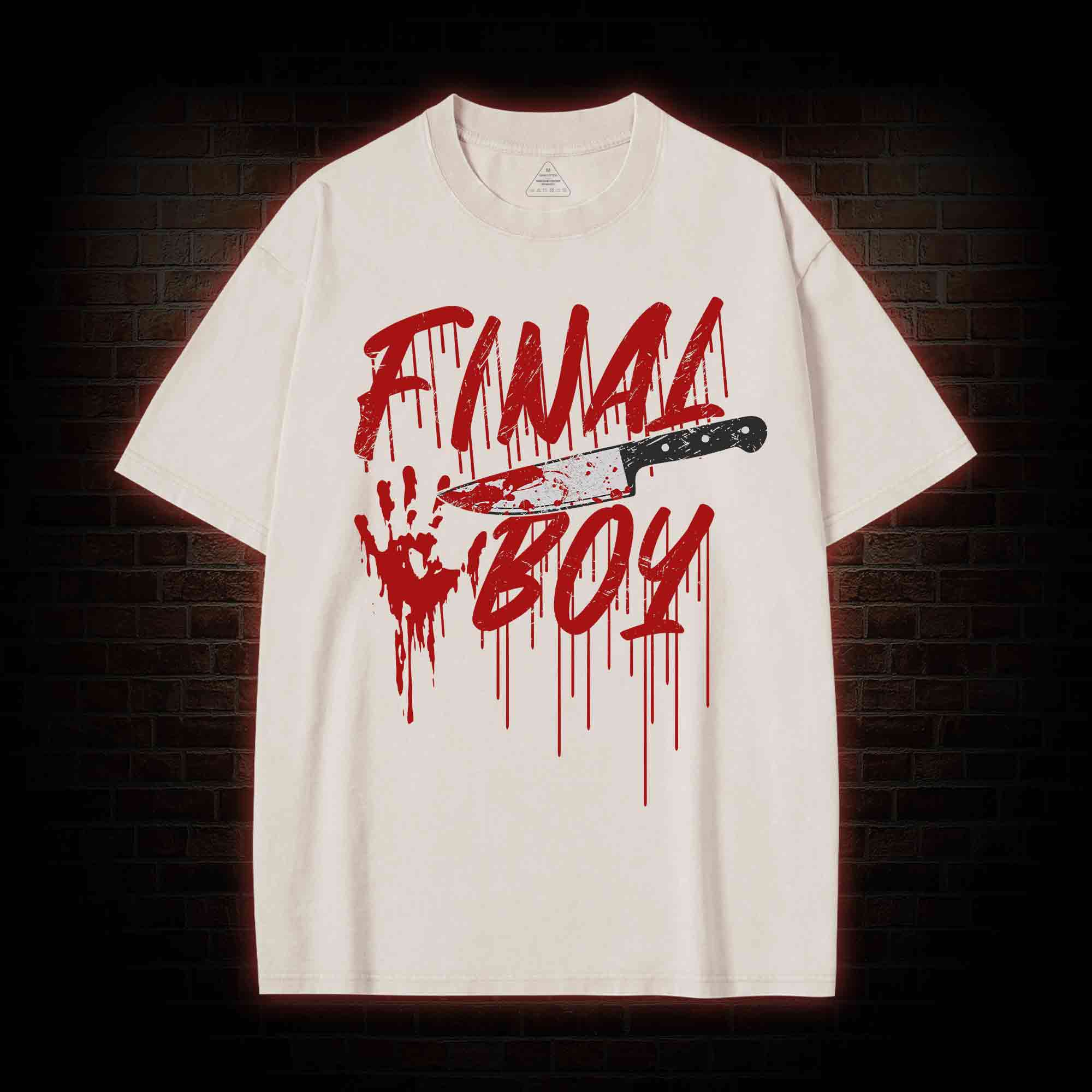 Final Boy&Girl Washed T-shirt