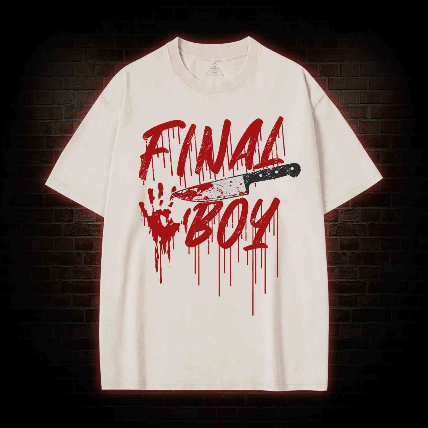 Final Boy&Girl Washed T-shirt