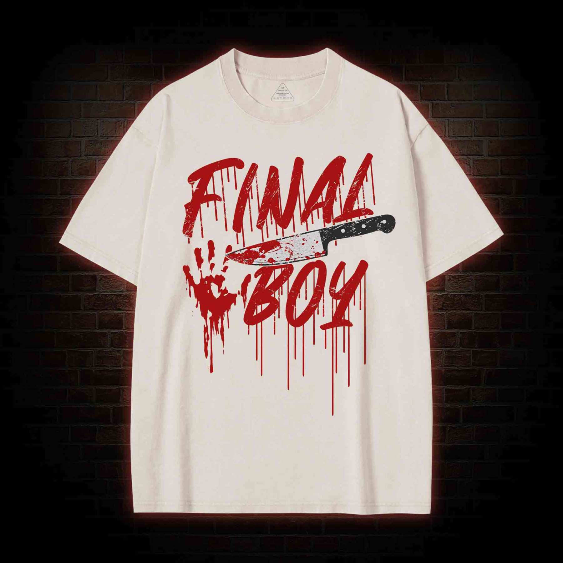 Final Boy&Girl Washed T-shirt