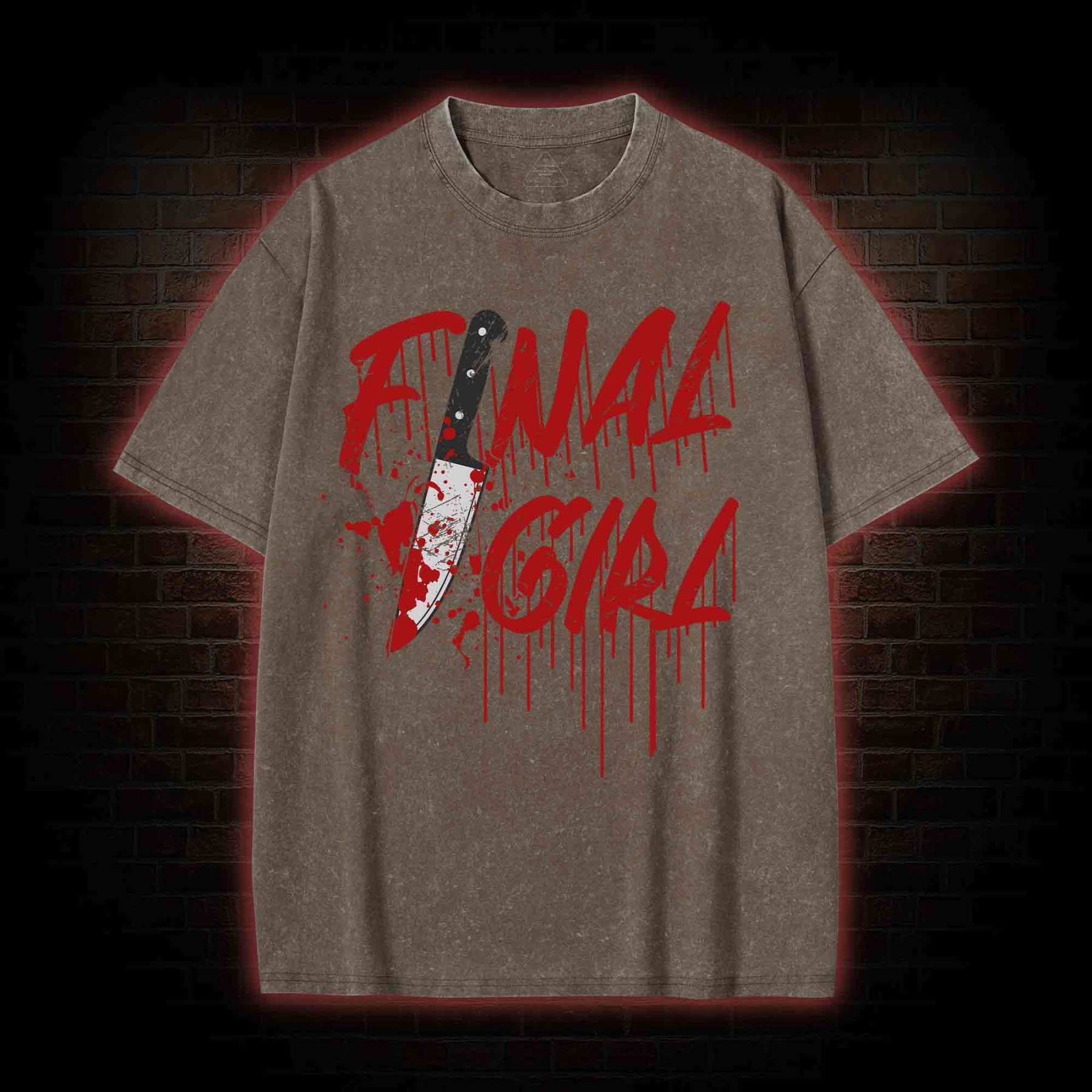 Final Boy&Girl Washed T-shirt