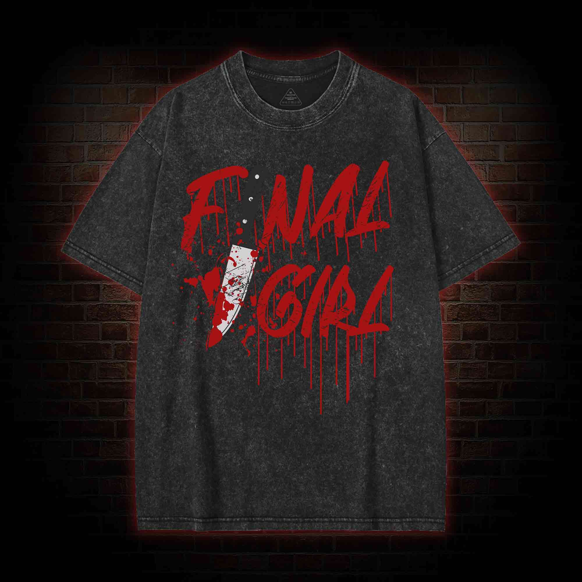 Final Boy&Girl Washed T-shirt