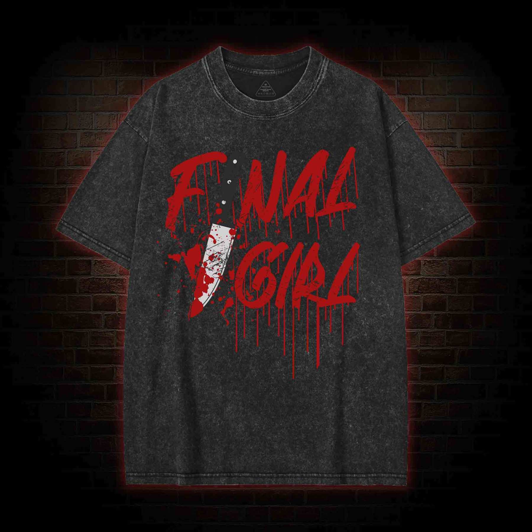 Final Boy&Girl Washed T-shirt