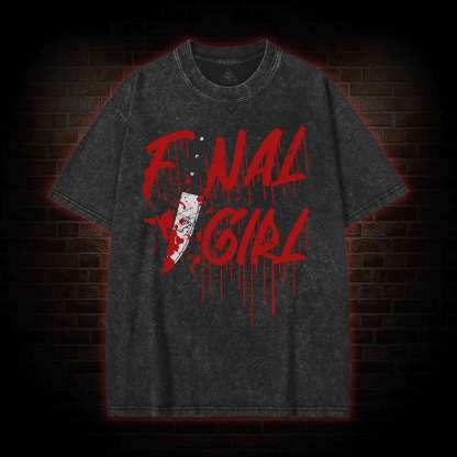 Final Boy&Girl Washed T-shirt