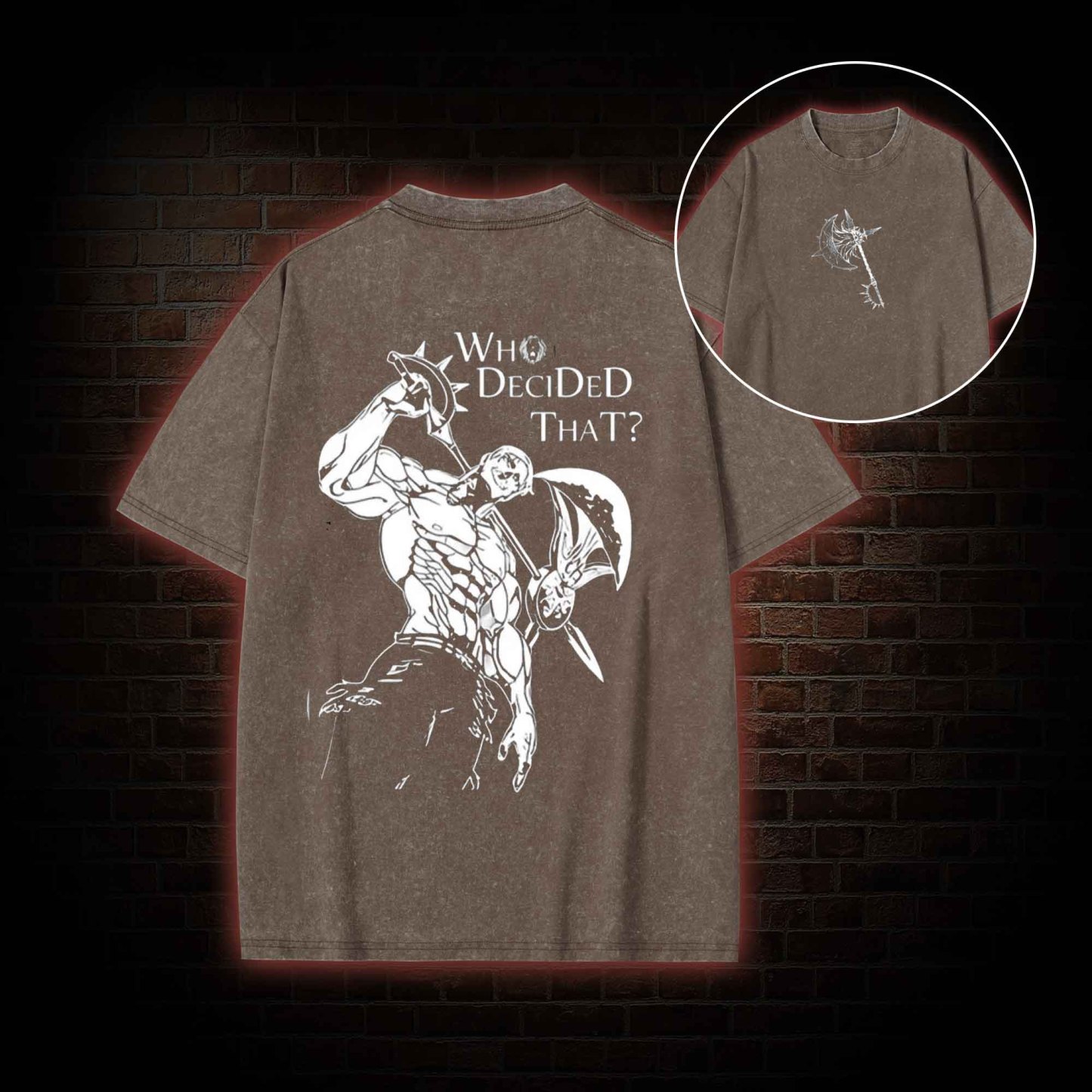 Who Decided that Washed T-shirt