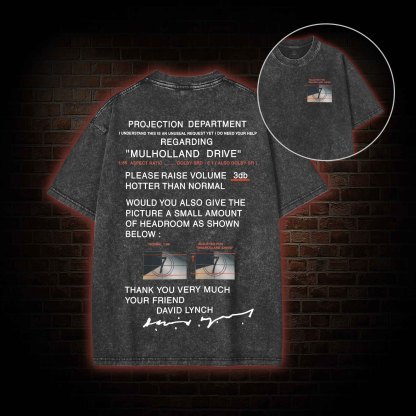 It’ll be Just Like in the Movies Washed T-shirt