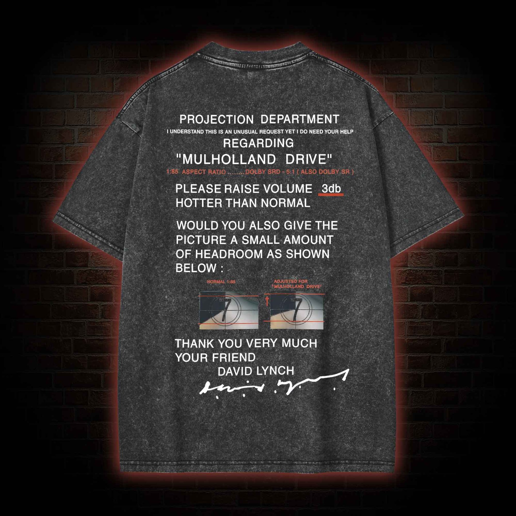 It’ll be Just Like in the Movies Washed T-shirt