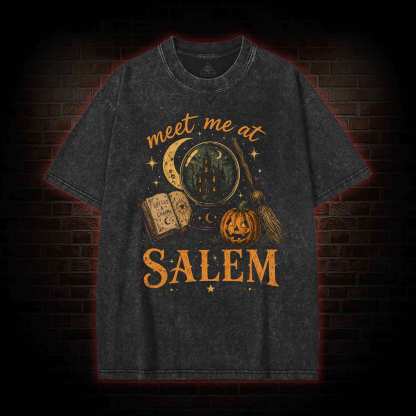 Meet Me at Salem Washed T-shirt