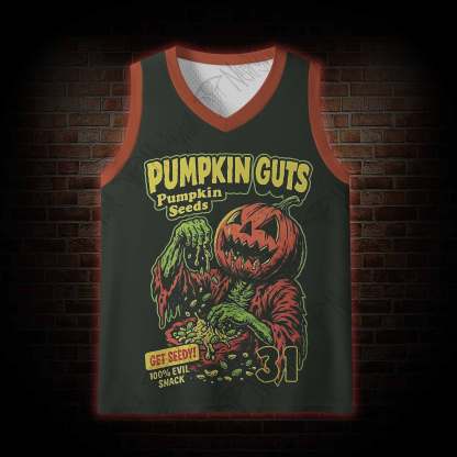 Pumpkin Guts Mesh Jersey Tank Top