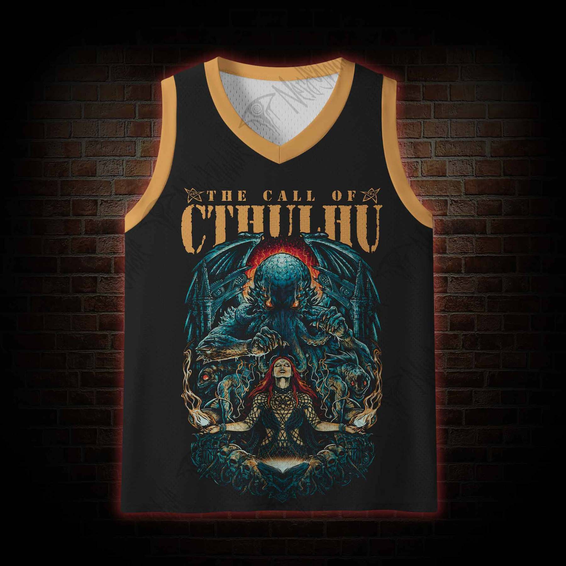 The Call of Cthulhu Mesh Jersey Tank Top