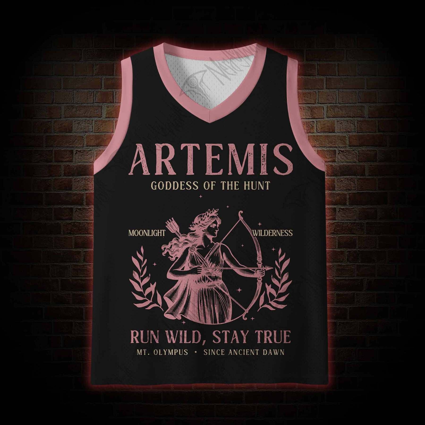 Run Wild Stay True Mesh Jersey Tank Top