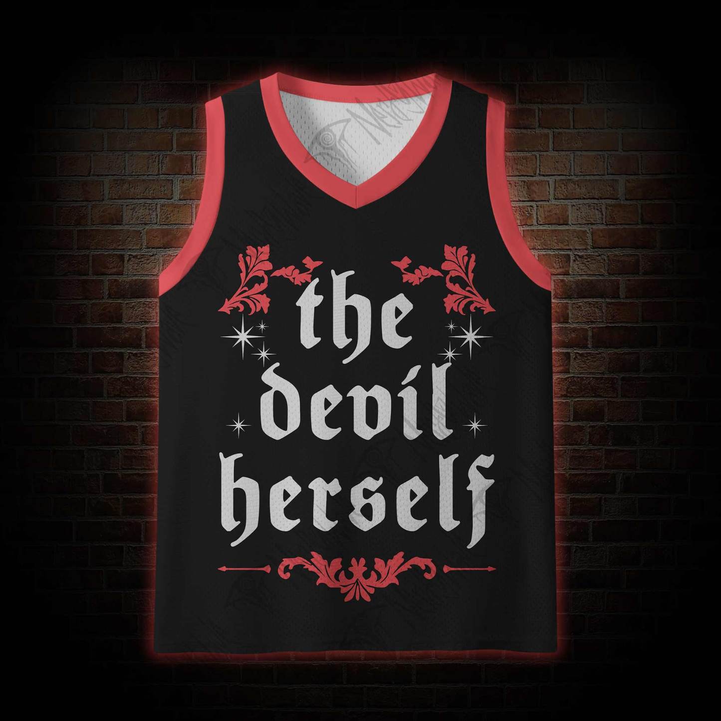 The Devil Herself Mesh Jersey Tank Top
