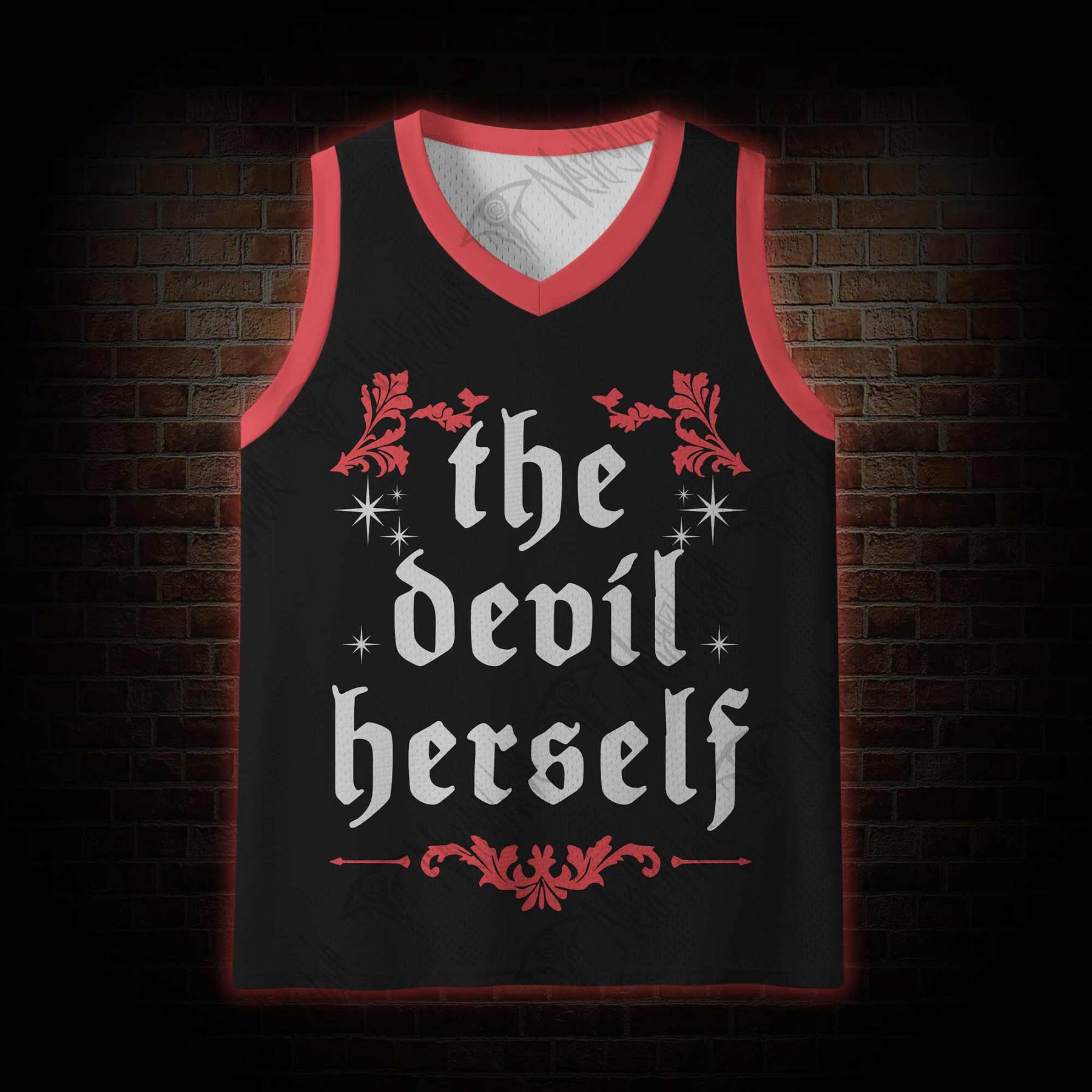 The Devil Herself Mesh Jersey Tank Top