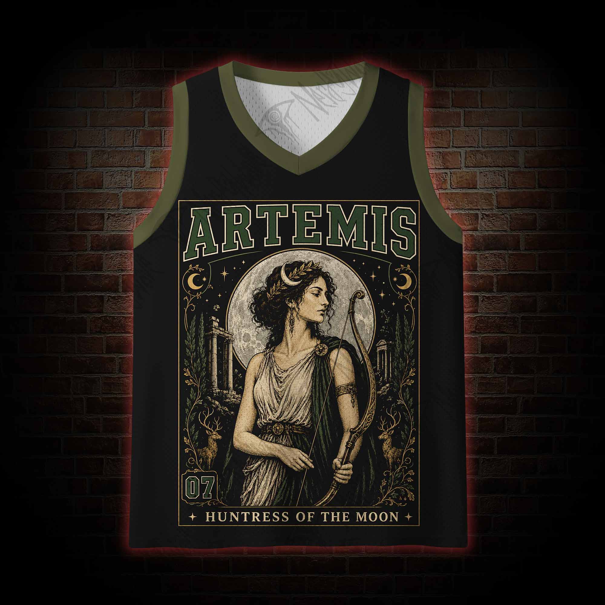 Huntress of the Moon Mesh Jersey Tank Top