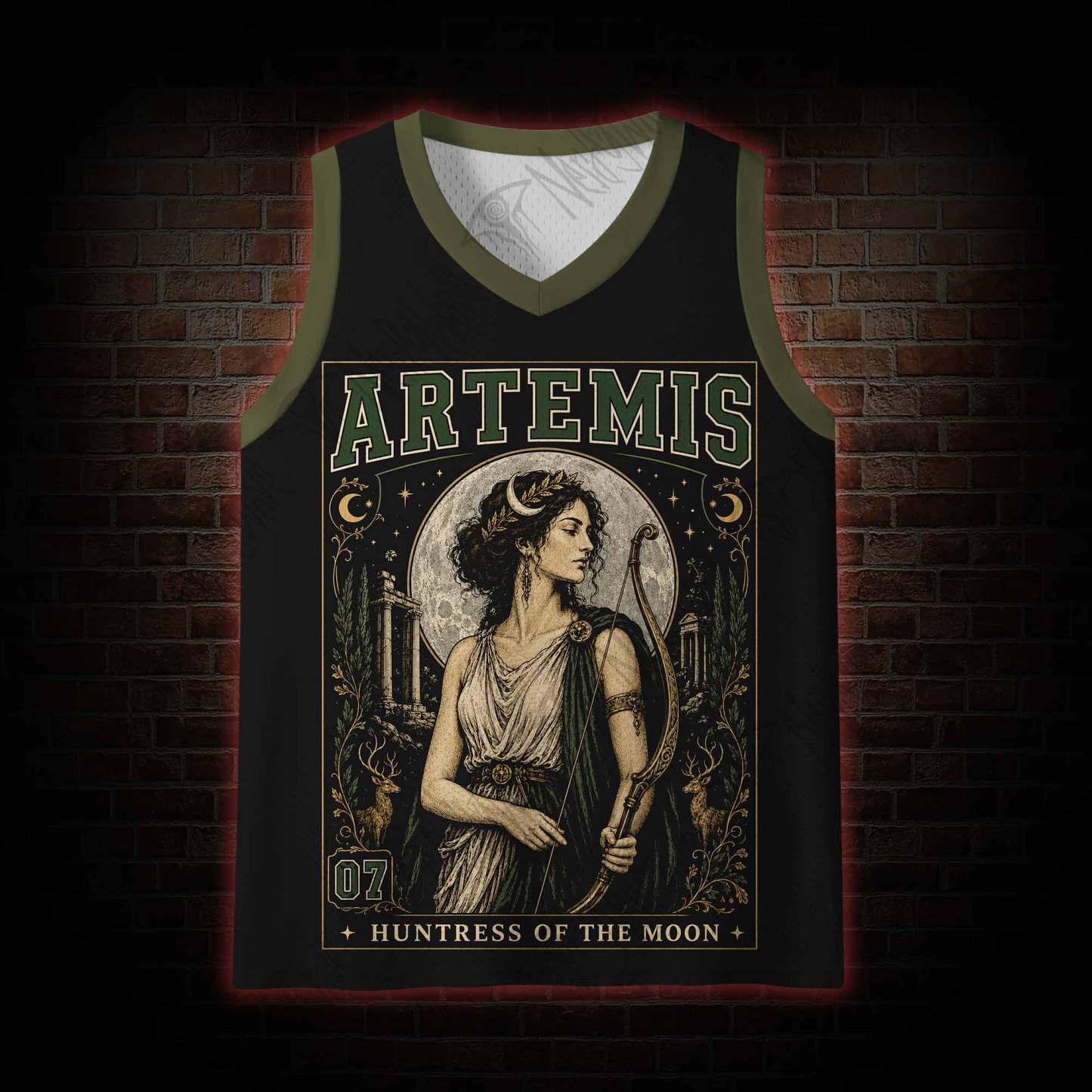 Huntress of the Moon Mesh Jersey Tank Top