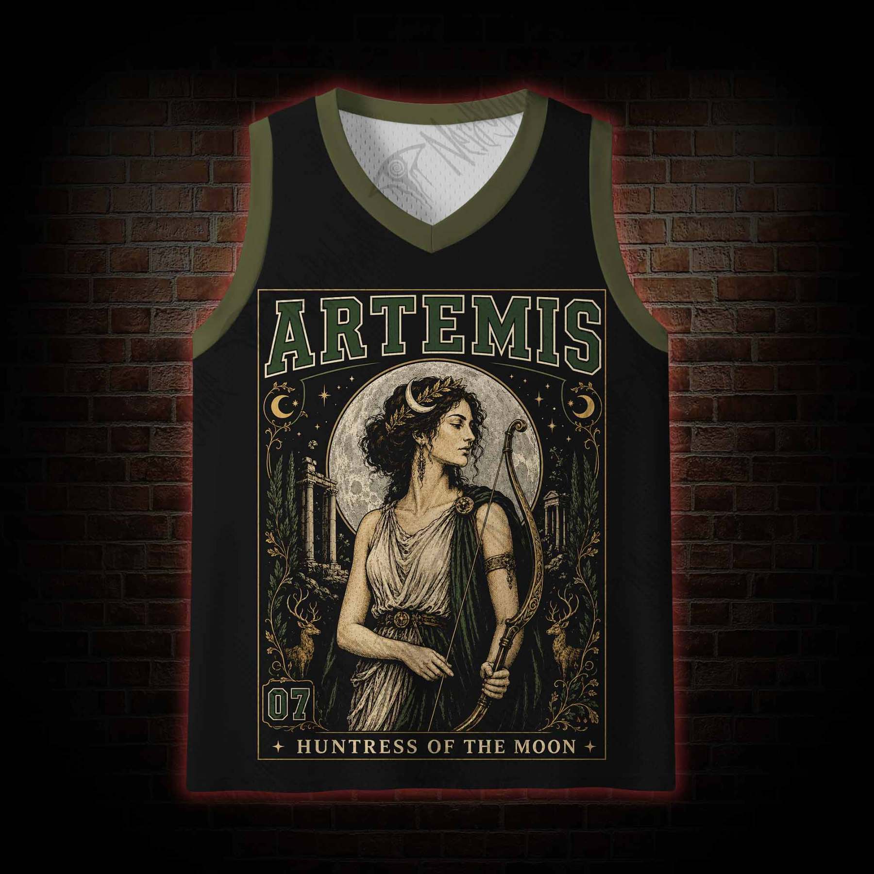 Huntress of the Moon Mesh Jersey Tank Top