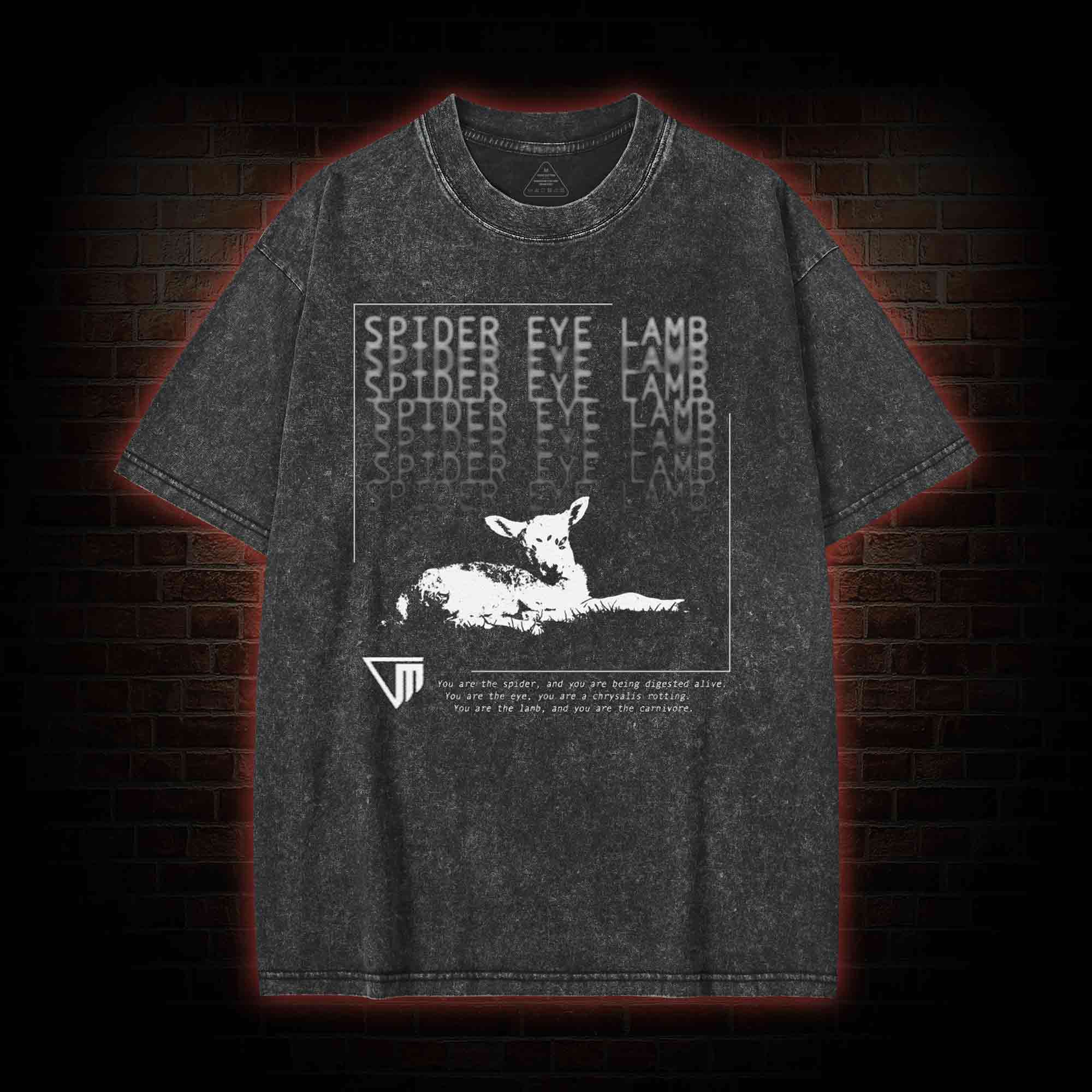 Spider Eye Lamb Washed T-shirt