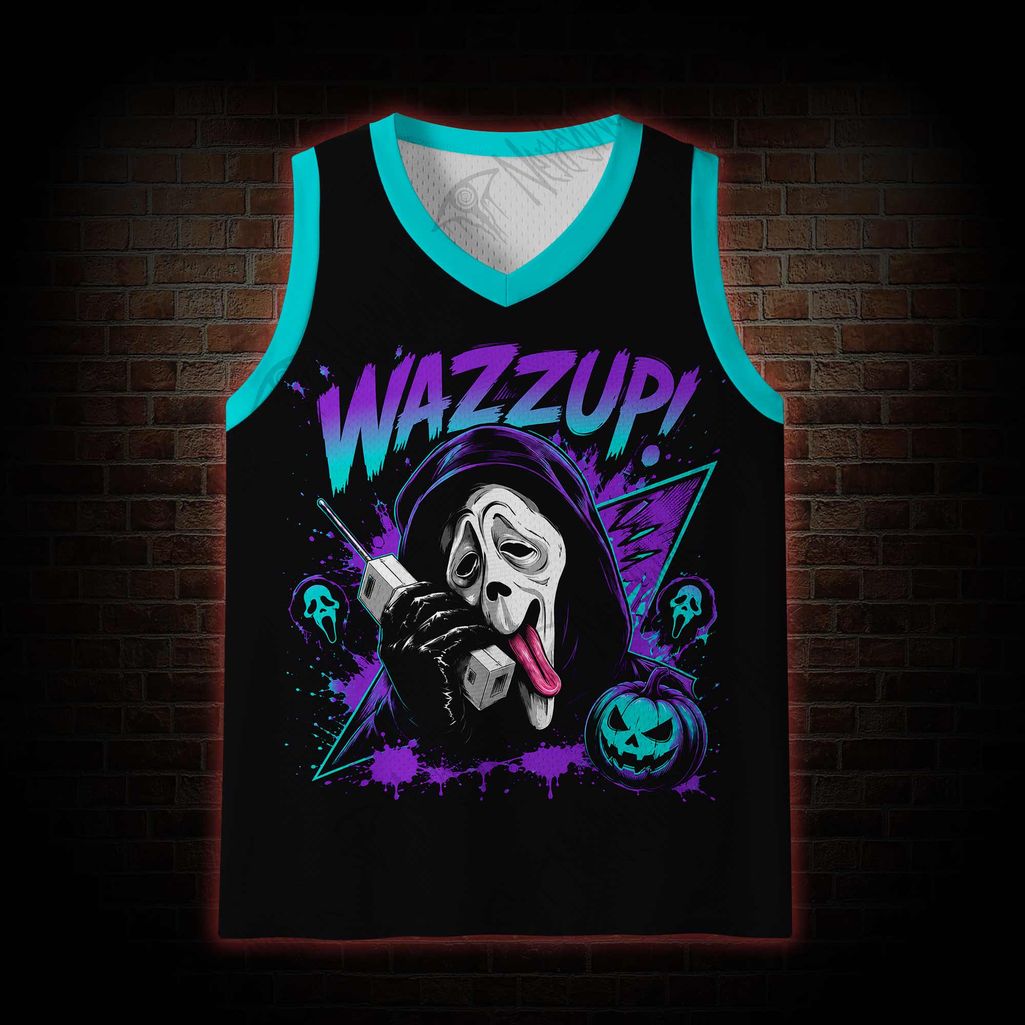 Wazzup Mesh Jersey Tank Top