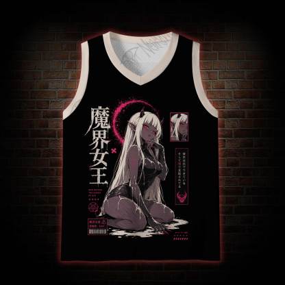 The Queen of Sin Mesh Jersey Tank Top