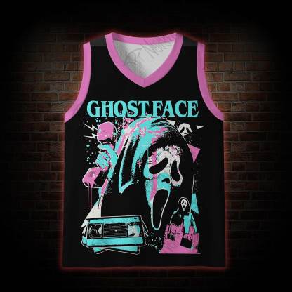 What's Your Favortie Scary Movie Horror Mesh Jersey Tank Top