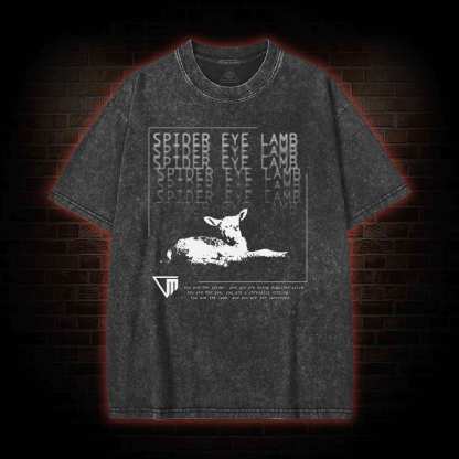 Spider Eye Lamb Washed T-shirt