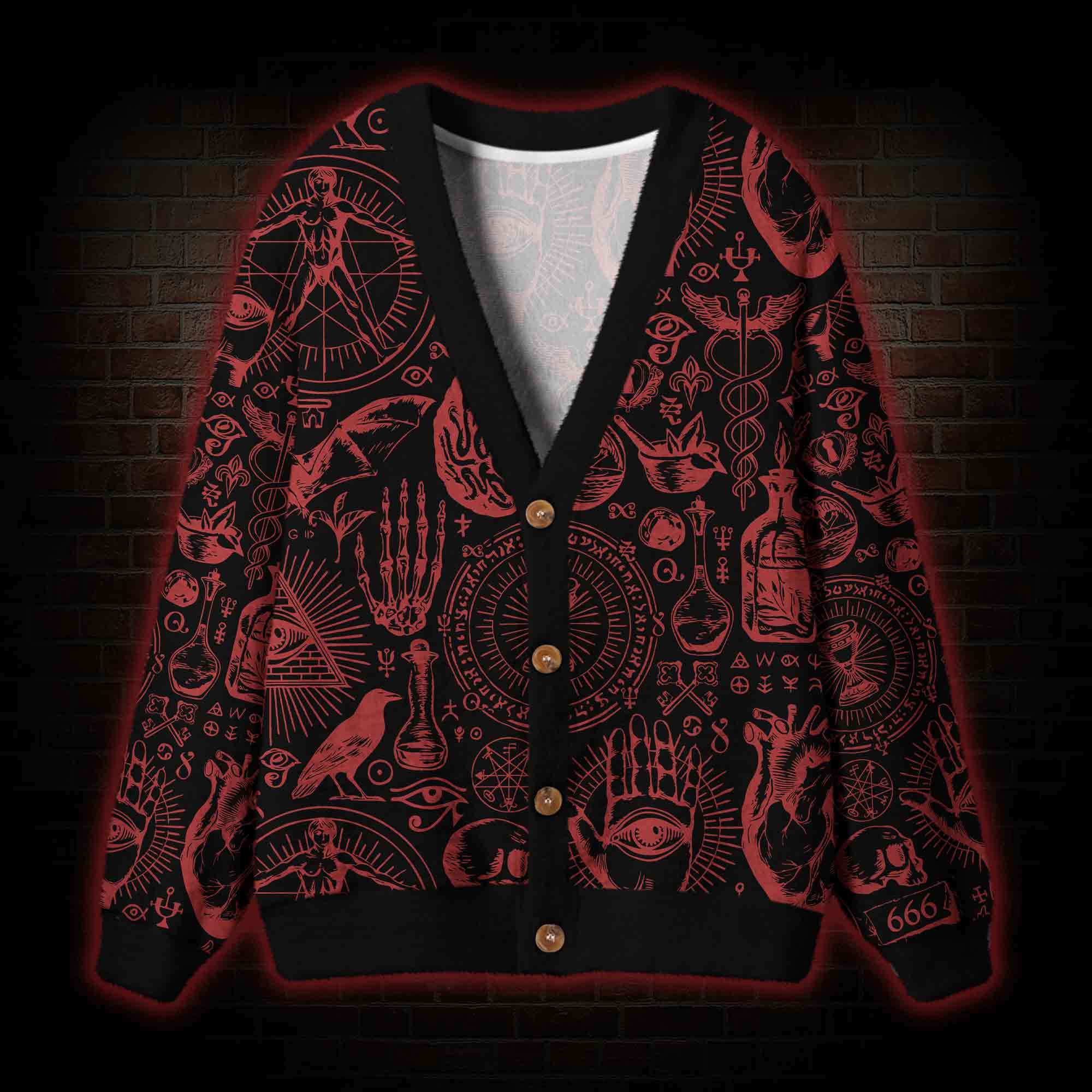 Occultism Cardigan Sweater