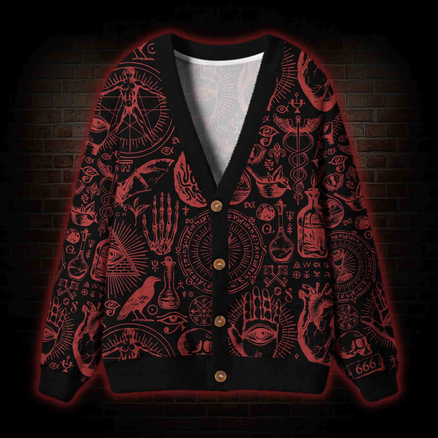 Occultism Cardigan Sweater