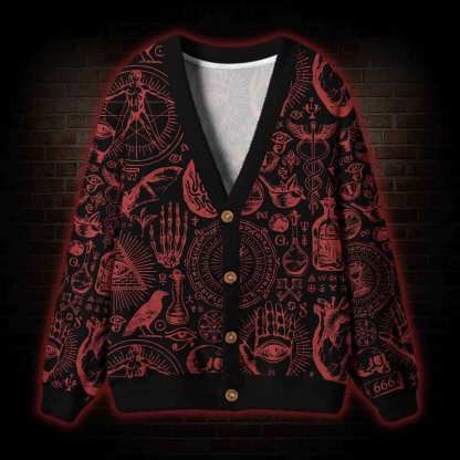 Occultism Cardigan Sweater