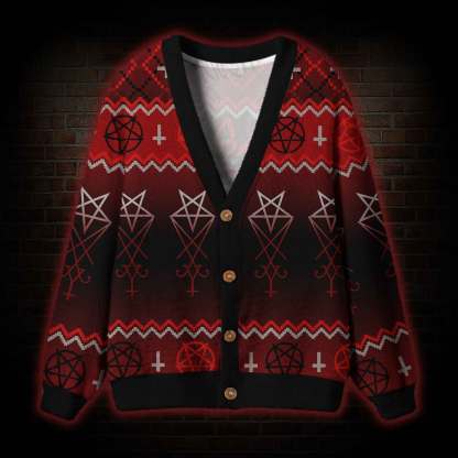 Hail Santa Cardigan Sweater