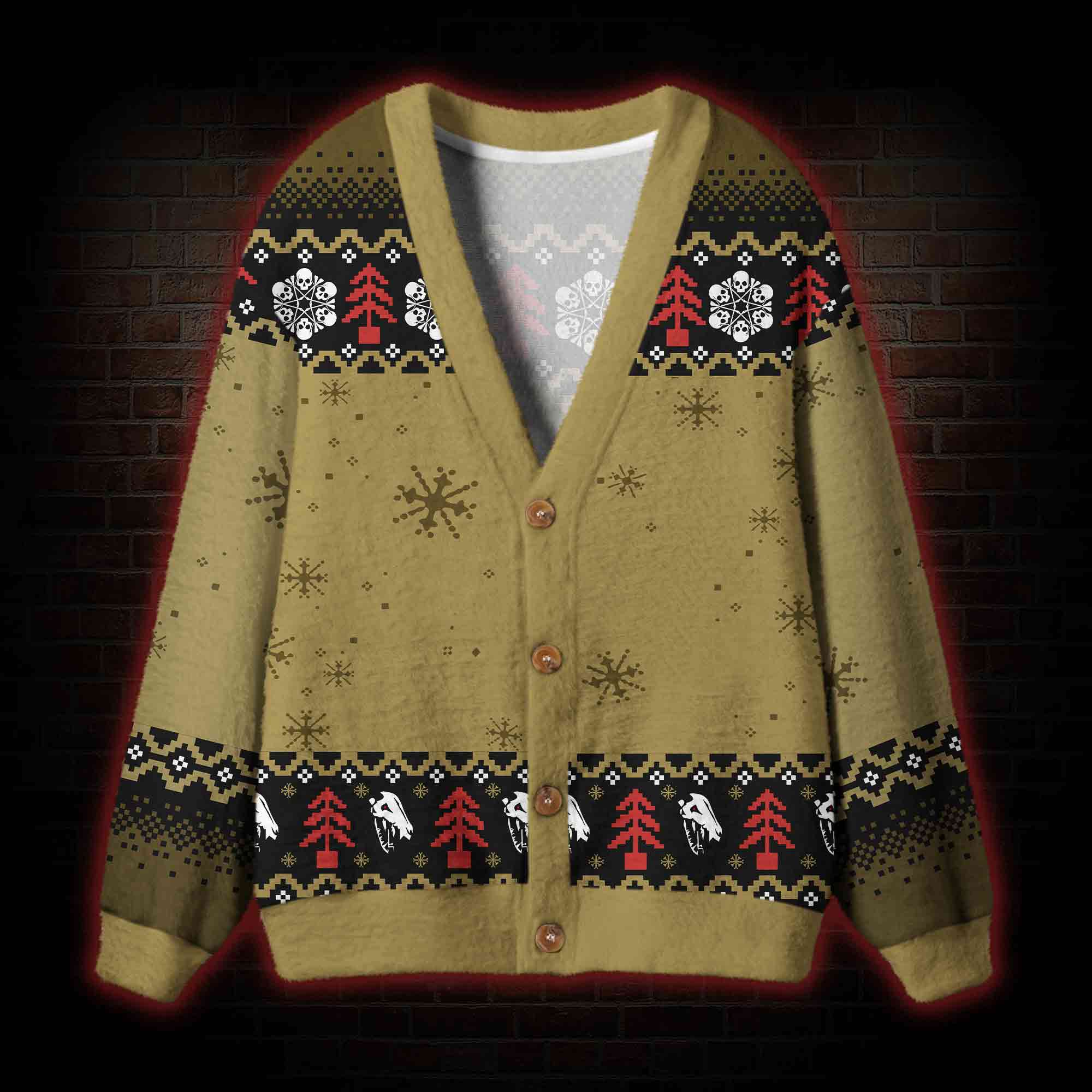 Do Not Open Till Christmas Cardigan Sweater