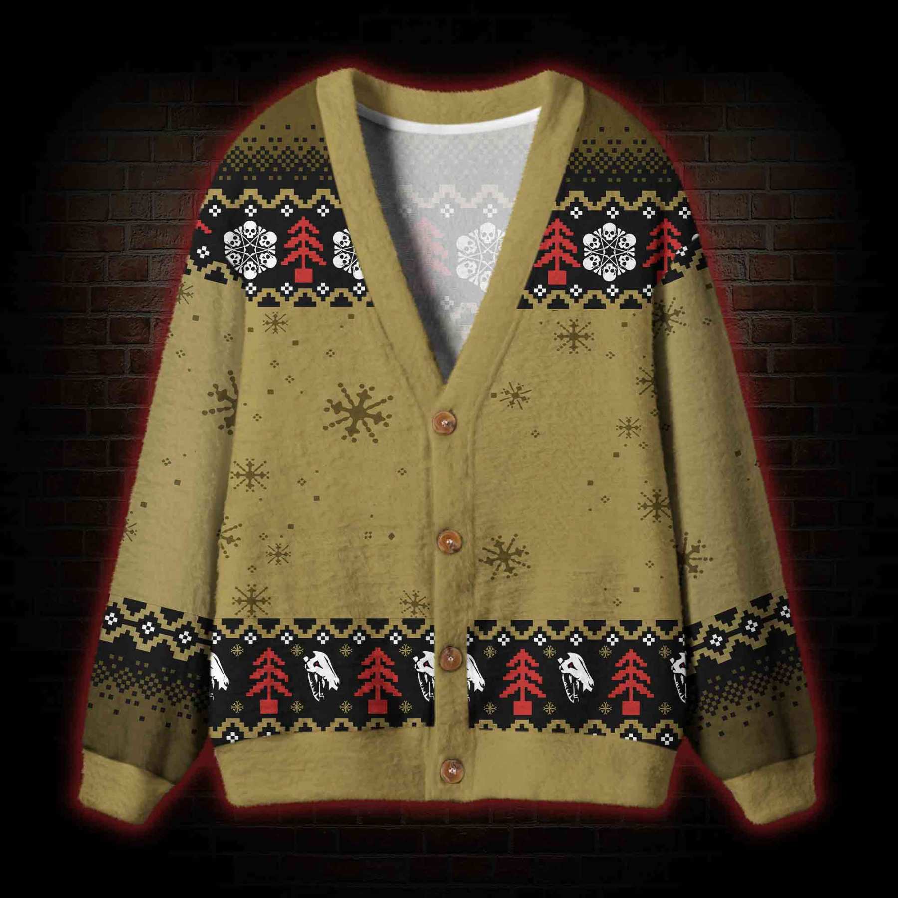 Do Not Open Till Christmas Cardigan Sweater