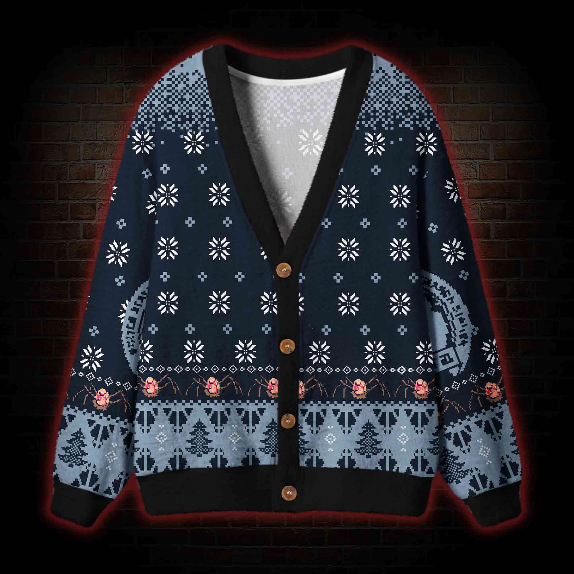 Man is The Warmest Place to Hide Cardigan Sweater