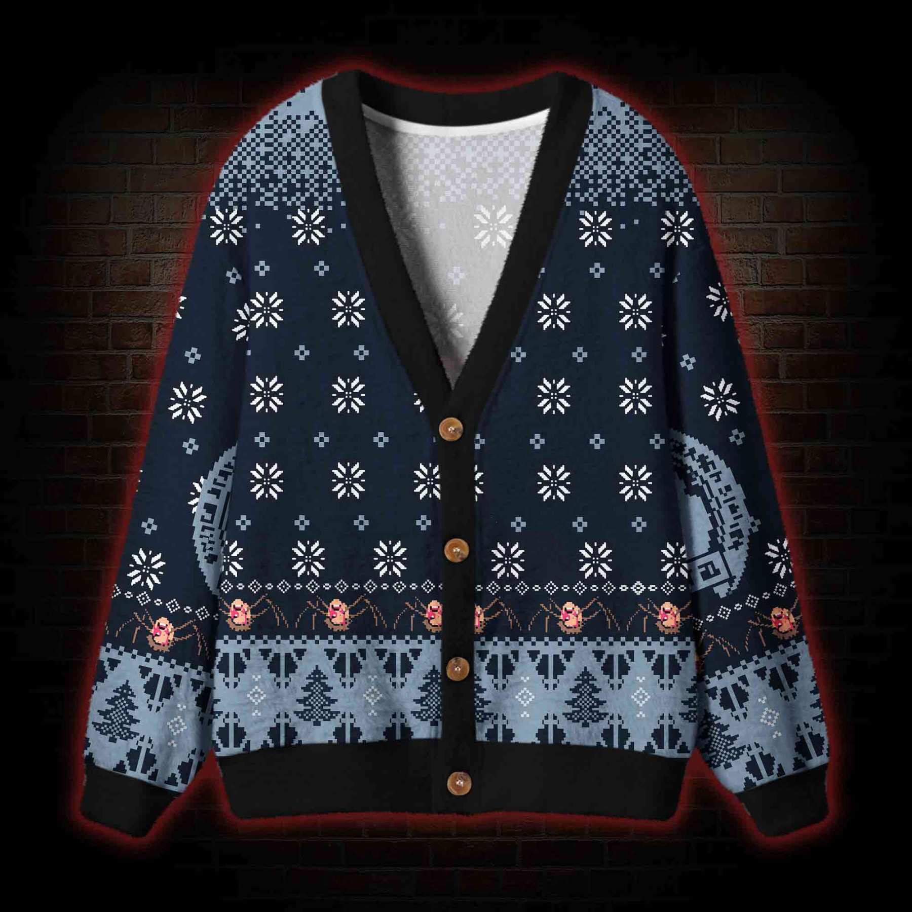 Man is The Warmest Place to Hide Cardigan Sweater