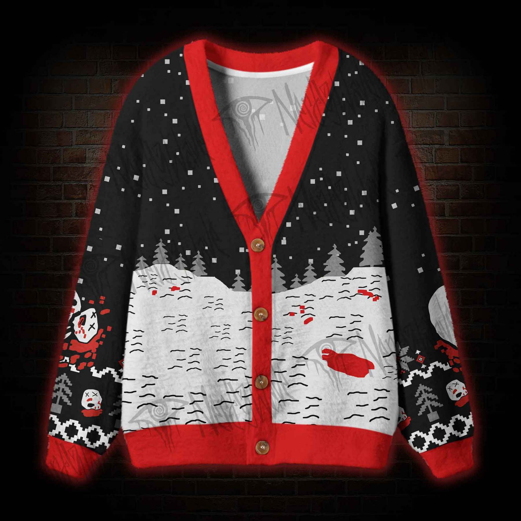 Killer Sonwman Cardigan Sweater