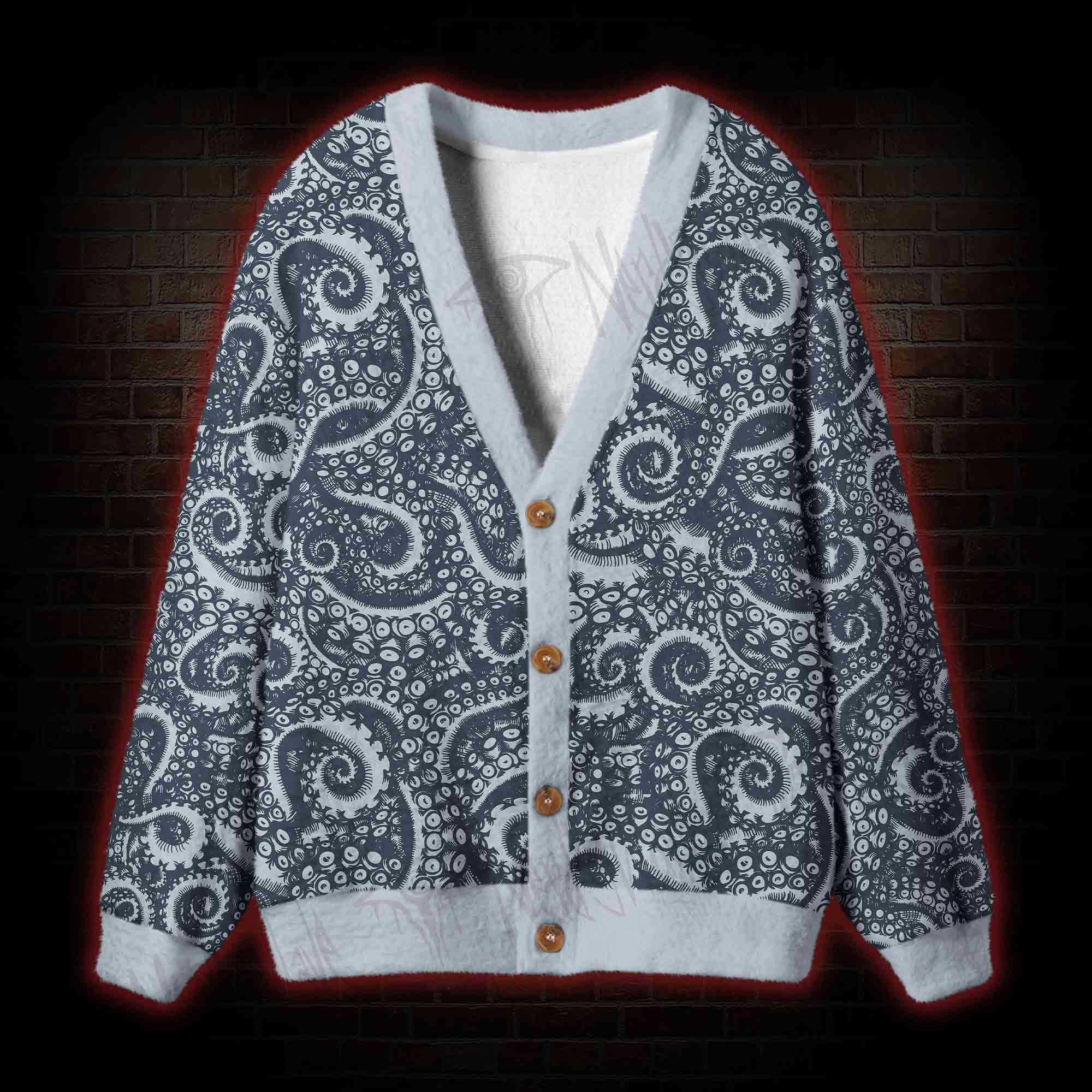 Octopus Tentacles Cardigan Sweater