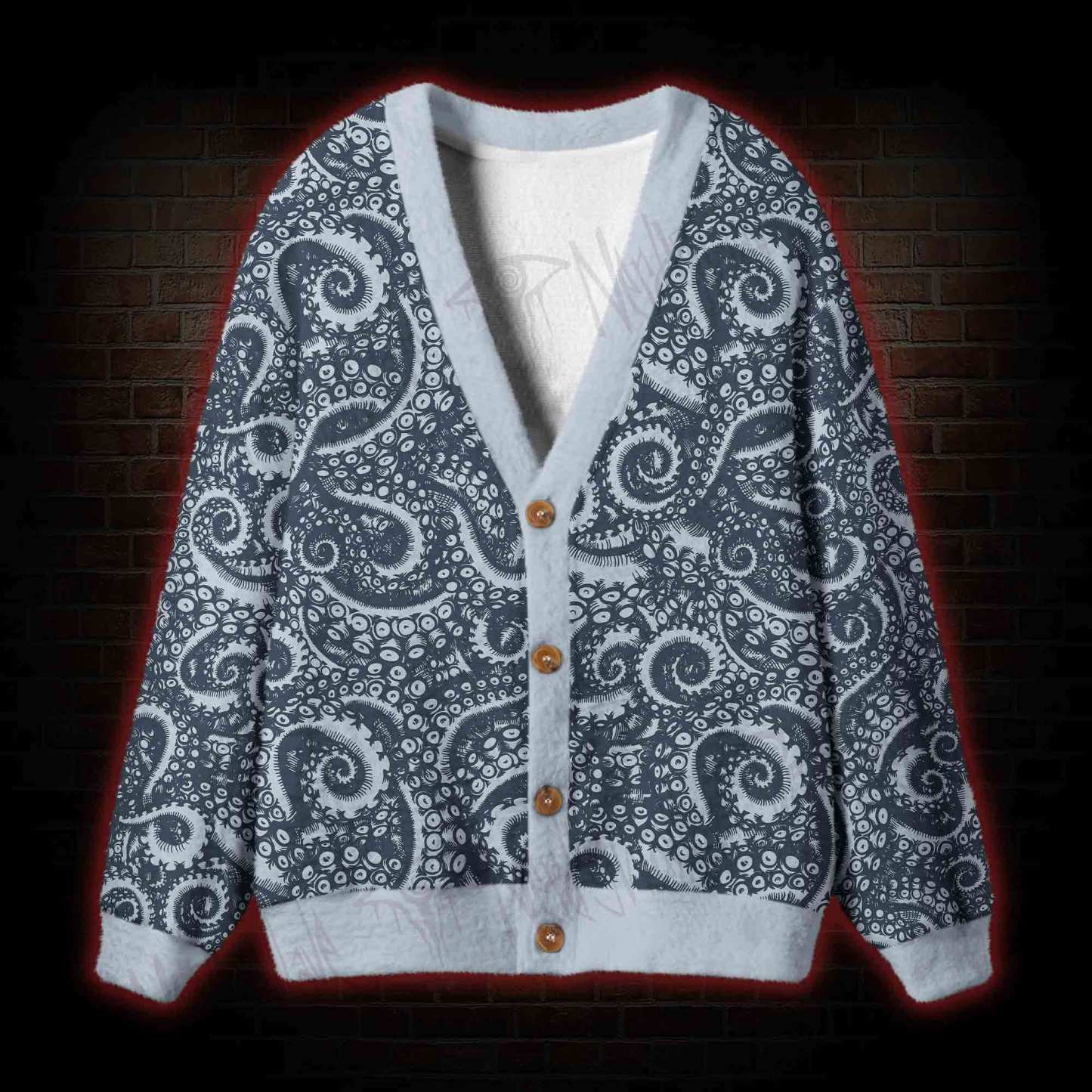 Octopus Tentacles Cardigan Sweater