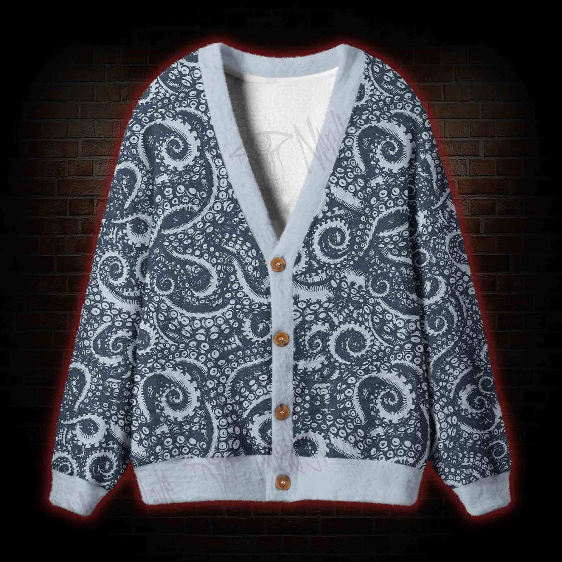 Octopus Tentacles Cardigan Sweater