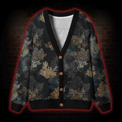 Overlooking the Dark Forest Cardigan Sweater
