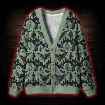 Home of the Mothman Cardigan Sweater