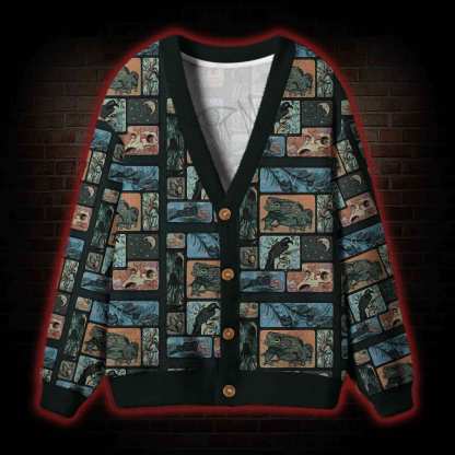 Frogs and Crows Cardigan Sweater