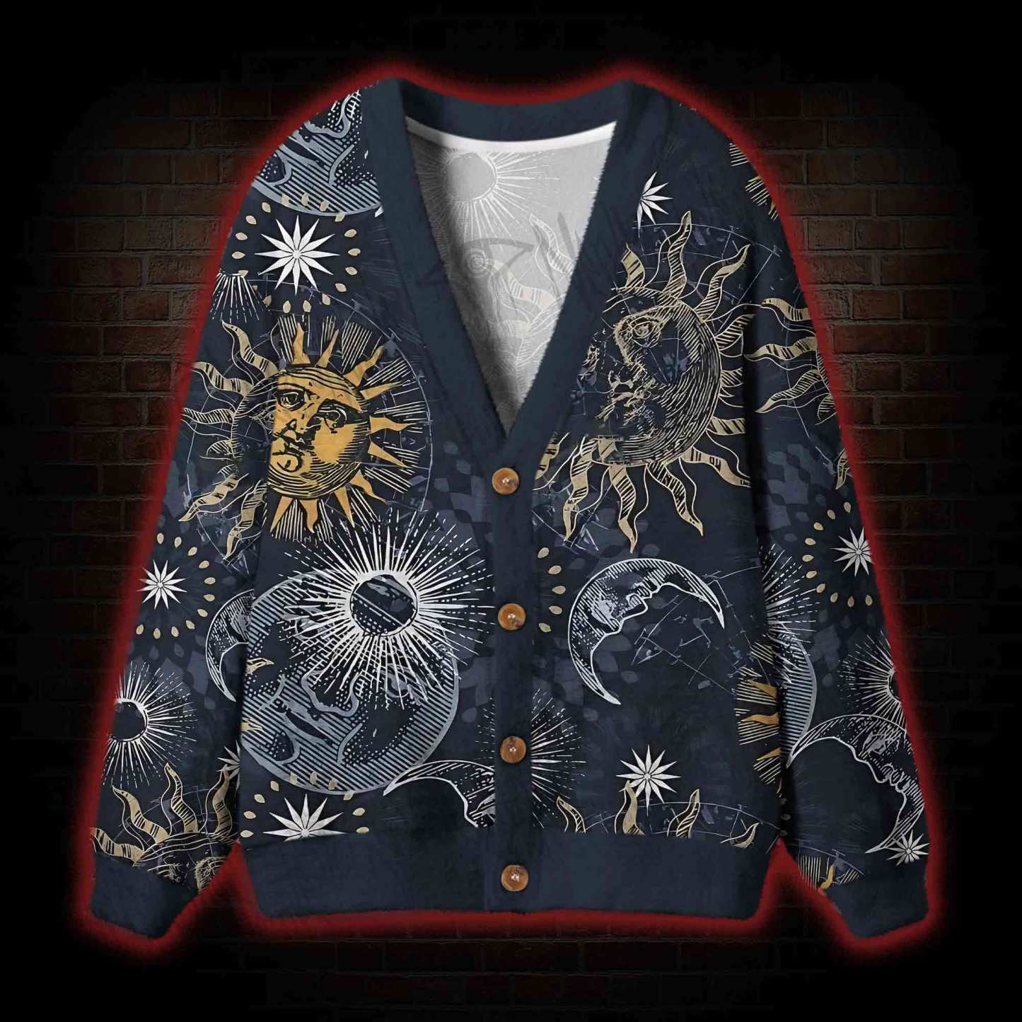 Astrology Cardigan Sweater