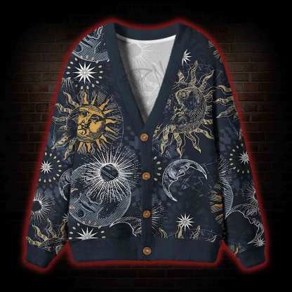 Astrology Cardigan Sweater