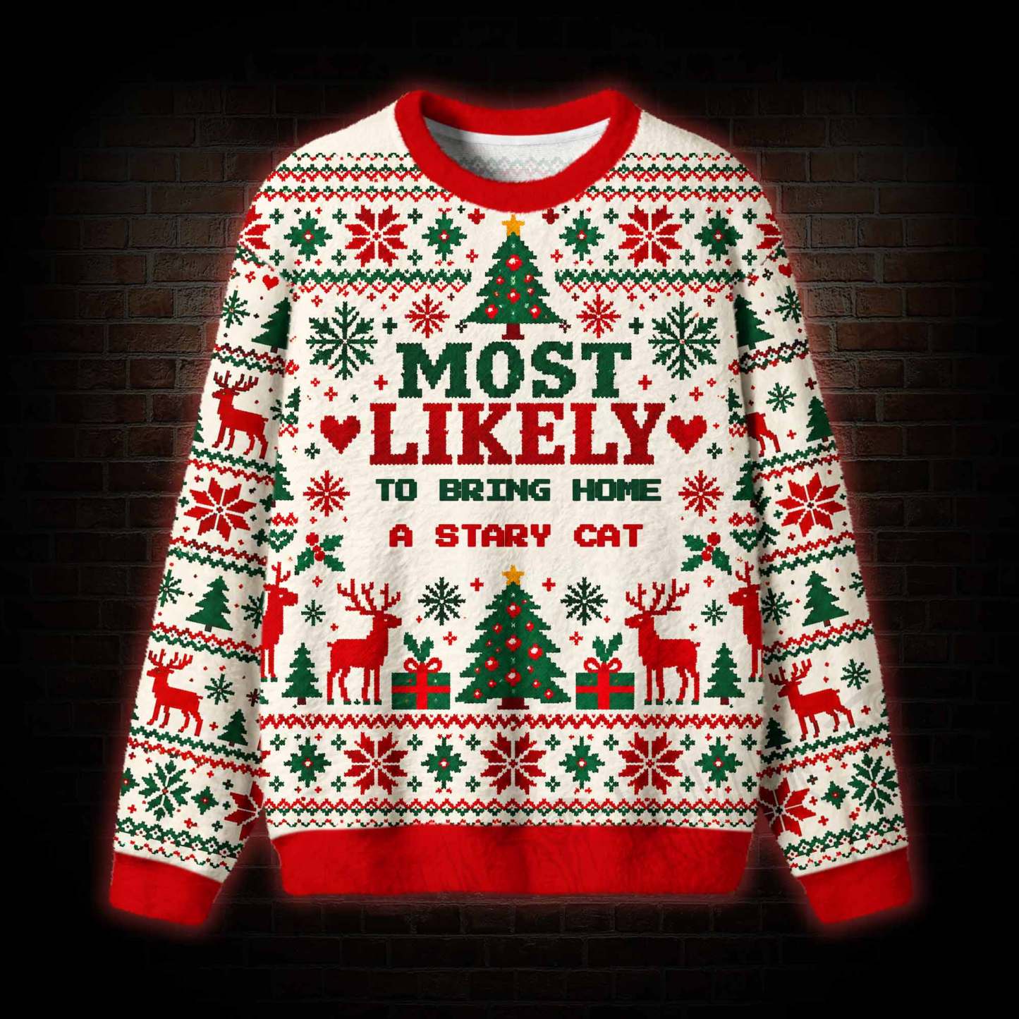 Personalized Christmas Most Likely to Ugly Sweatshirts