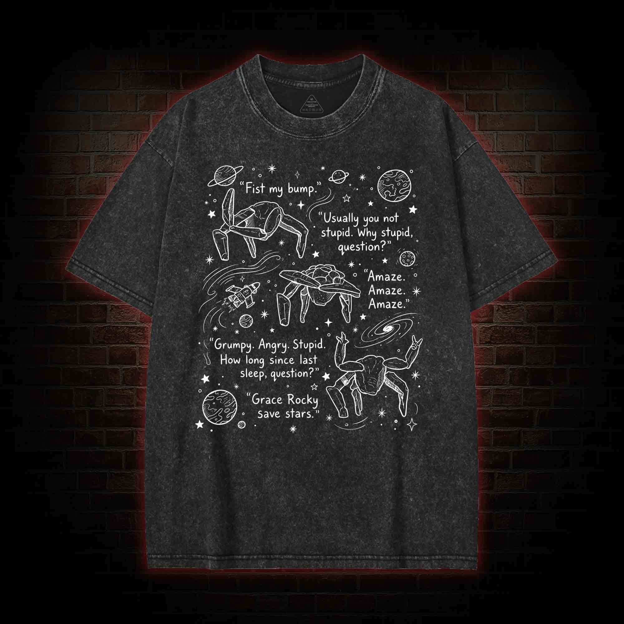 Fist My Bump Washed T-shirt