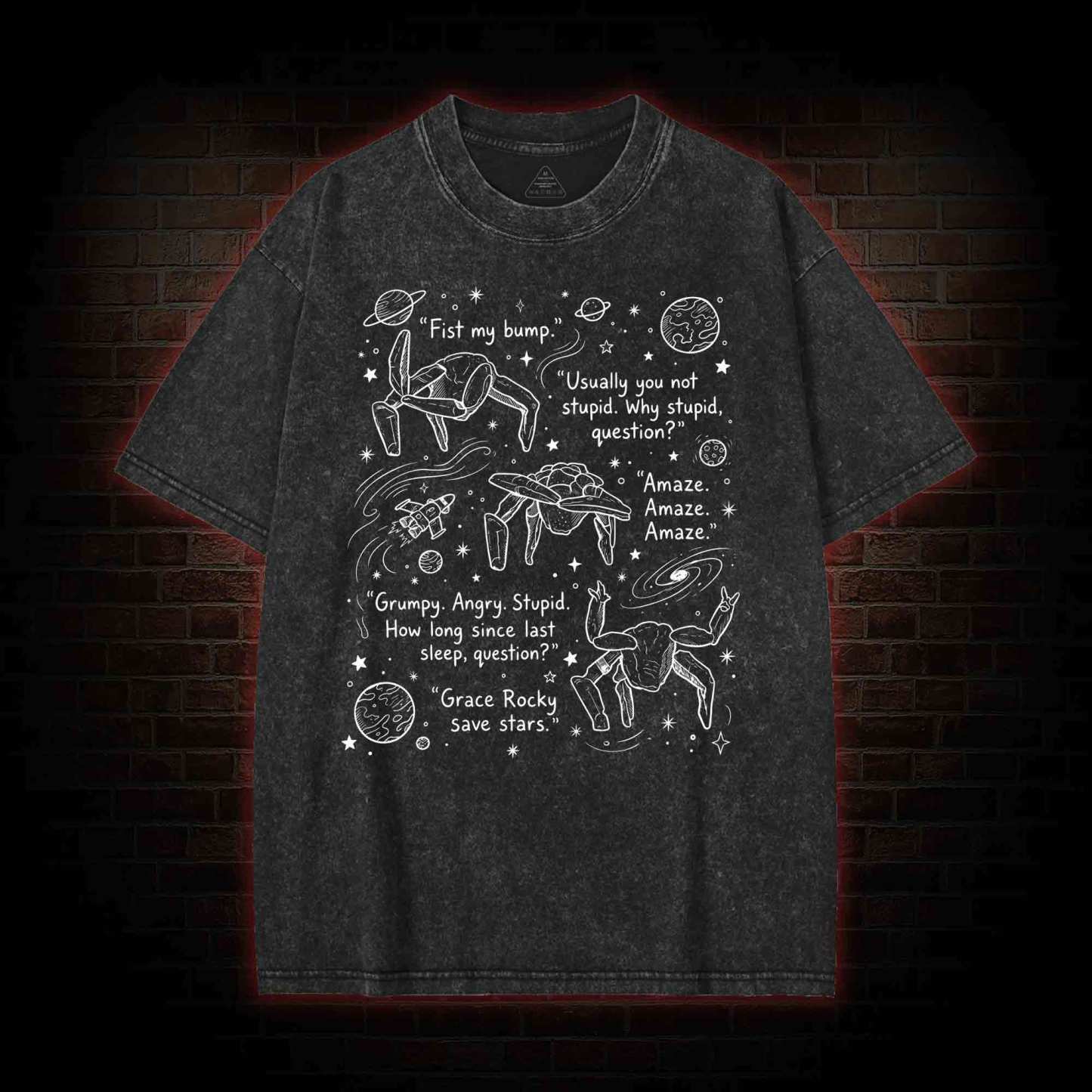 Fist My Bump Washed T-shirt