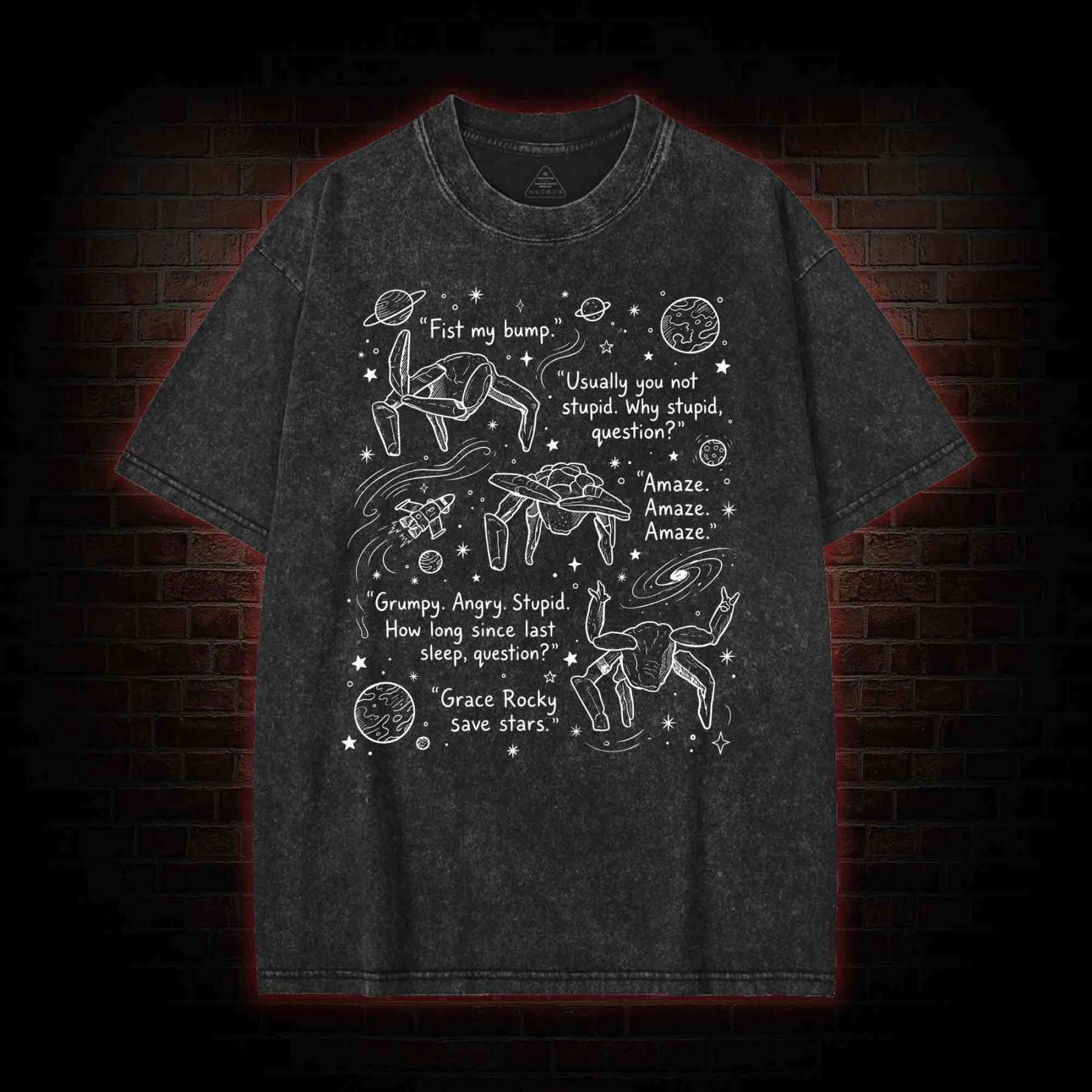 Fist My Bump Washed T-shirt