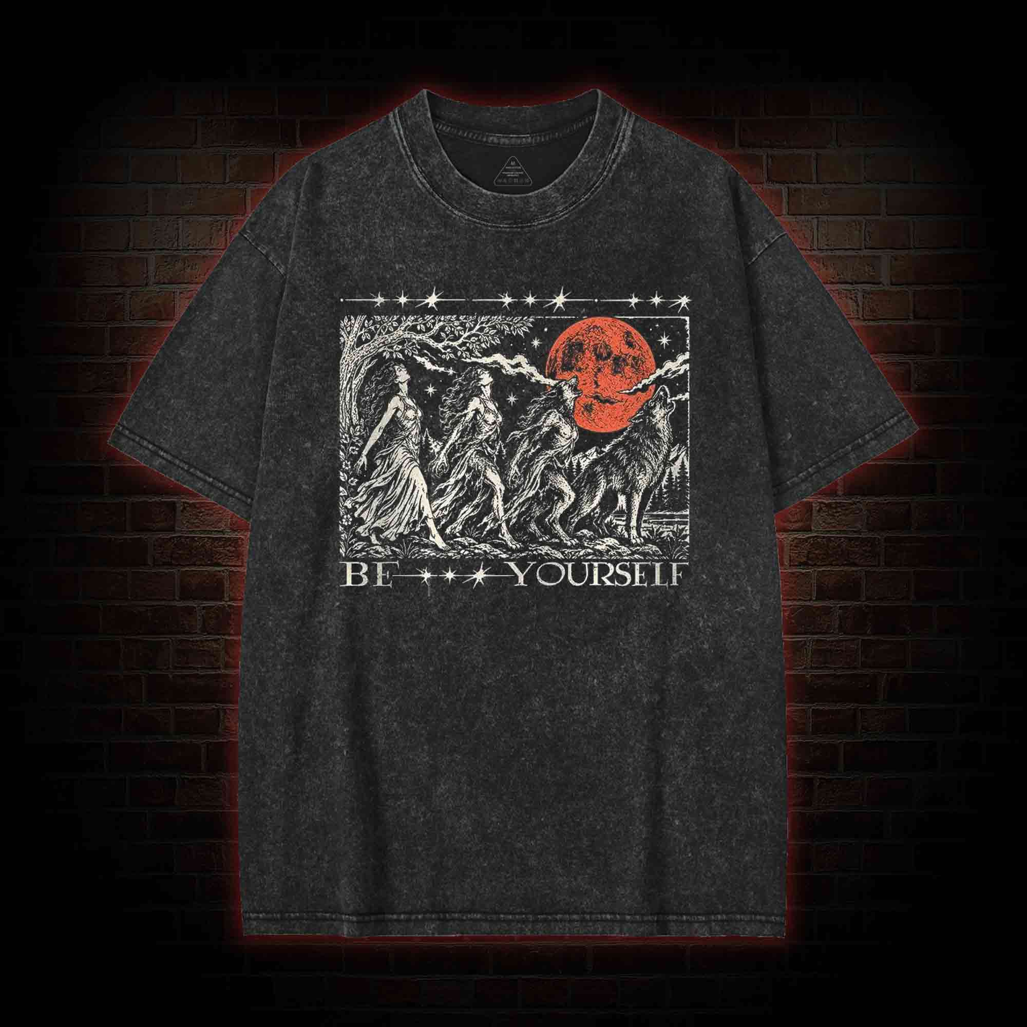 Be Yourself Washed T-shirt