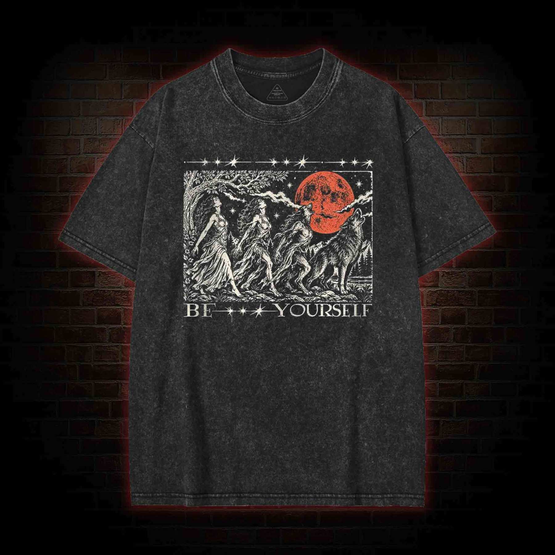 Be Yourself Washed T-shirt