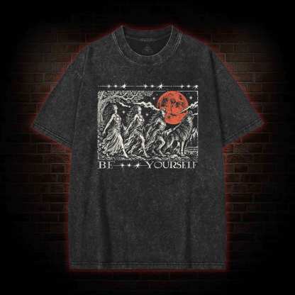 Be Yourself Washed T-shirt